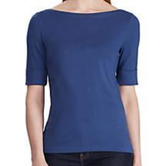 ralph lauren elbow sleeve tee